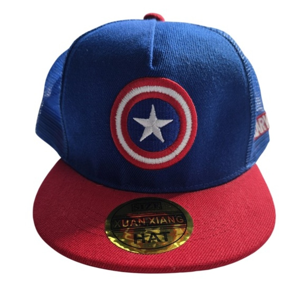 😀 Captain America Hat Marvel Baseball Cap Trucker Hat Boys Girls